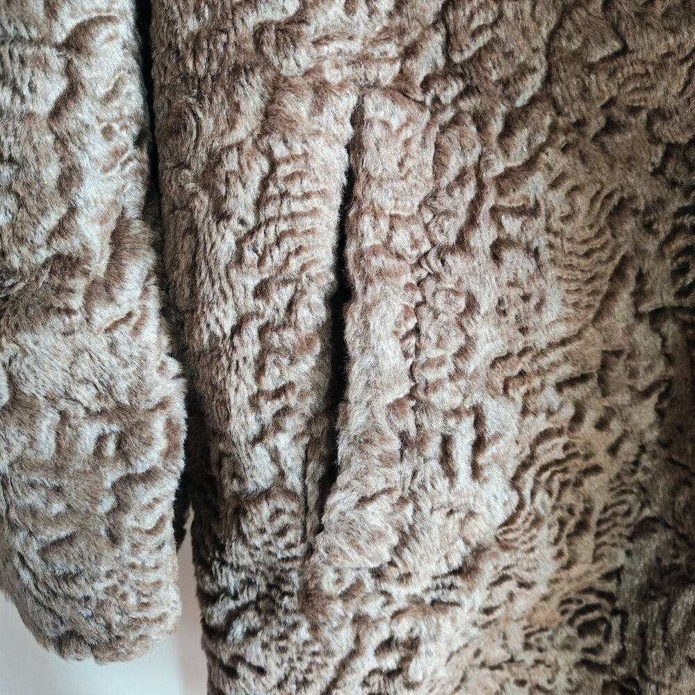 Vintage Faux Persian Lamb Coat - Picture 3 of 9